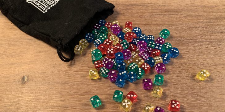 Colorful dice!