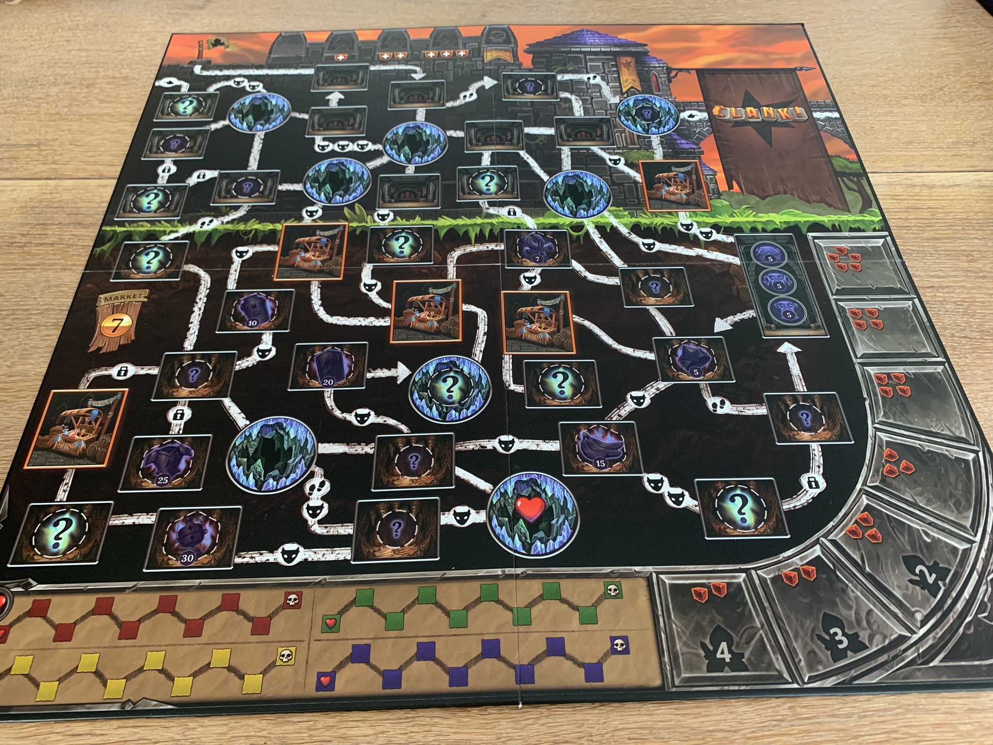 Clank! Game board - 2 side
